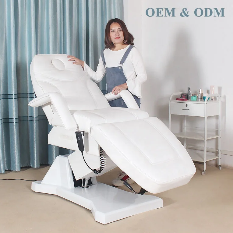 Wholesale New Spa Salon Beauty Electrical 3 Motor Adjustable Facial Podiatry Chair Massage Bed