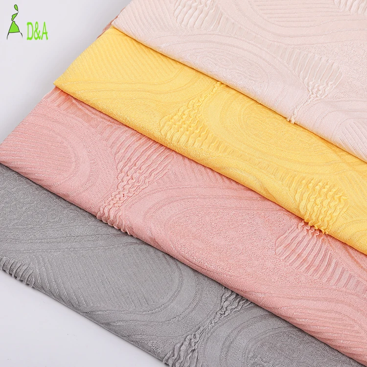 
 Трикотажные жаккардовые ткани для одежды, 95 полиэстер, 5 эластан, новый дизайн 2020  