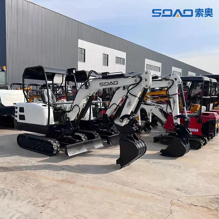 Free Shipping Cheap Epa Engine best price 1ton 1.2ton 3ton hydraulic micro excavator for sale