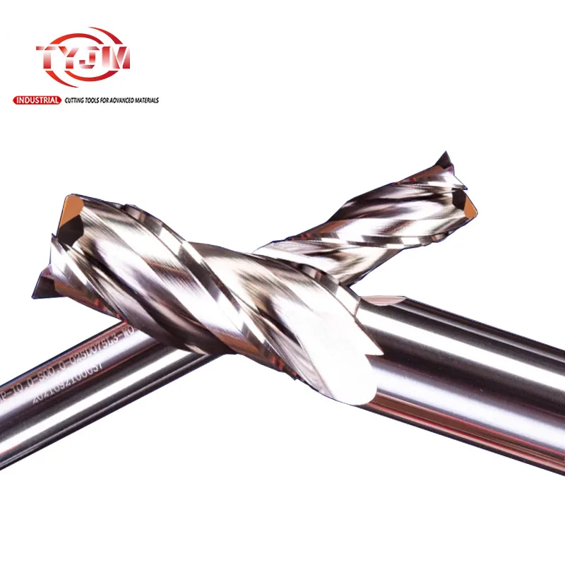 Hrc 60 Solid Carbide Endmill Cnc Cutter Tool For Aluminium Milling Cutter Router Bits End Mill 2/3flutes included Customization