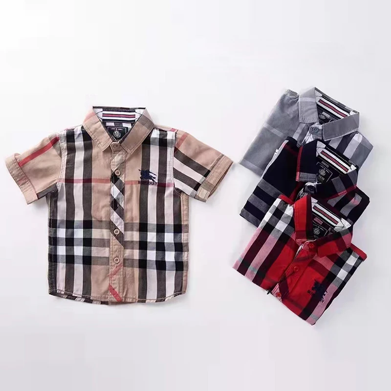 Wholesale price Kids Clothes patchwork corols kids clothing boys 100%cotton Vintage Boys T-Shirts&Polo Shirts