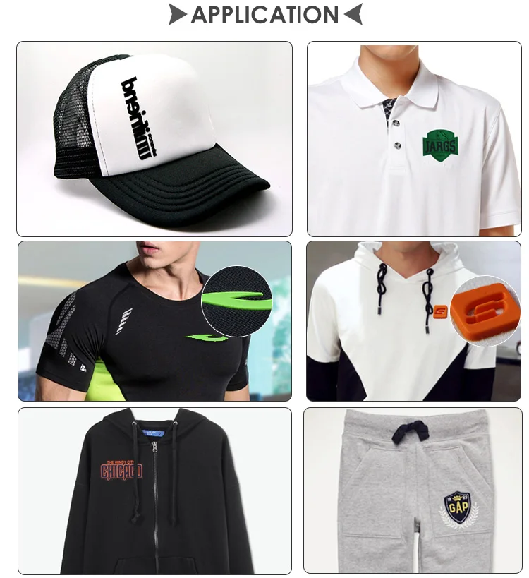 Custom 3D Raised Effect Brand Logo 3D Rubber Silicone Heat Transfer Clothing Label Heat Transfer Sticker For T-shirt