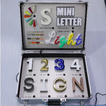 LED sign sample kit 3d letter signn with metal and acrylic for advertising