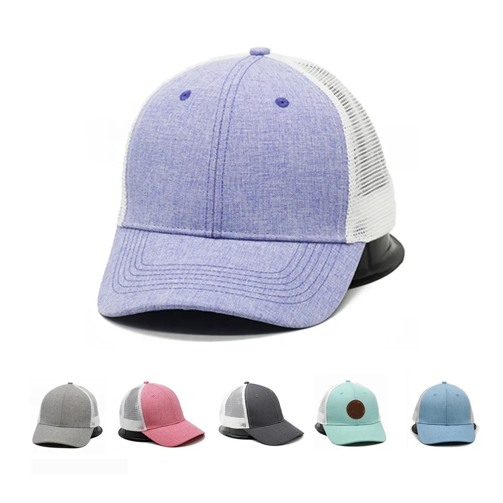 2023 Fashion Mesh Back Hat Adjustable Low Profile Blank Baseball Trucker Cap Summer Caps Hats For Men Women Sports Wholesale