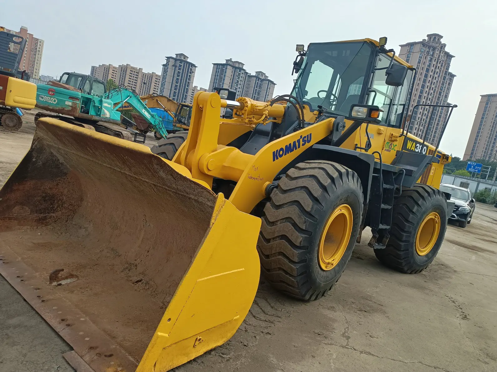 original japan used  KOMATSU WA380 loader high quality low price used wheel loader  WA380-7 wa380-6 Wheel loader for sale