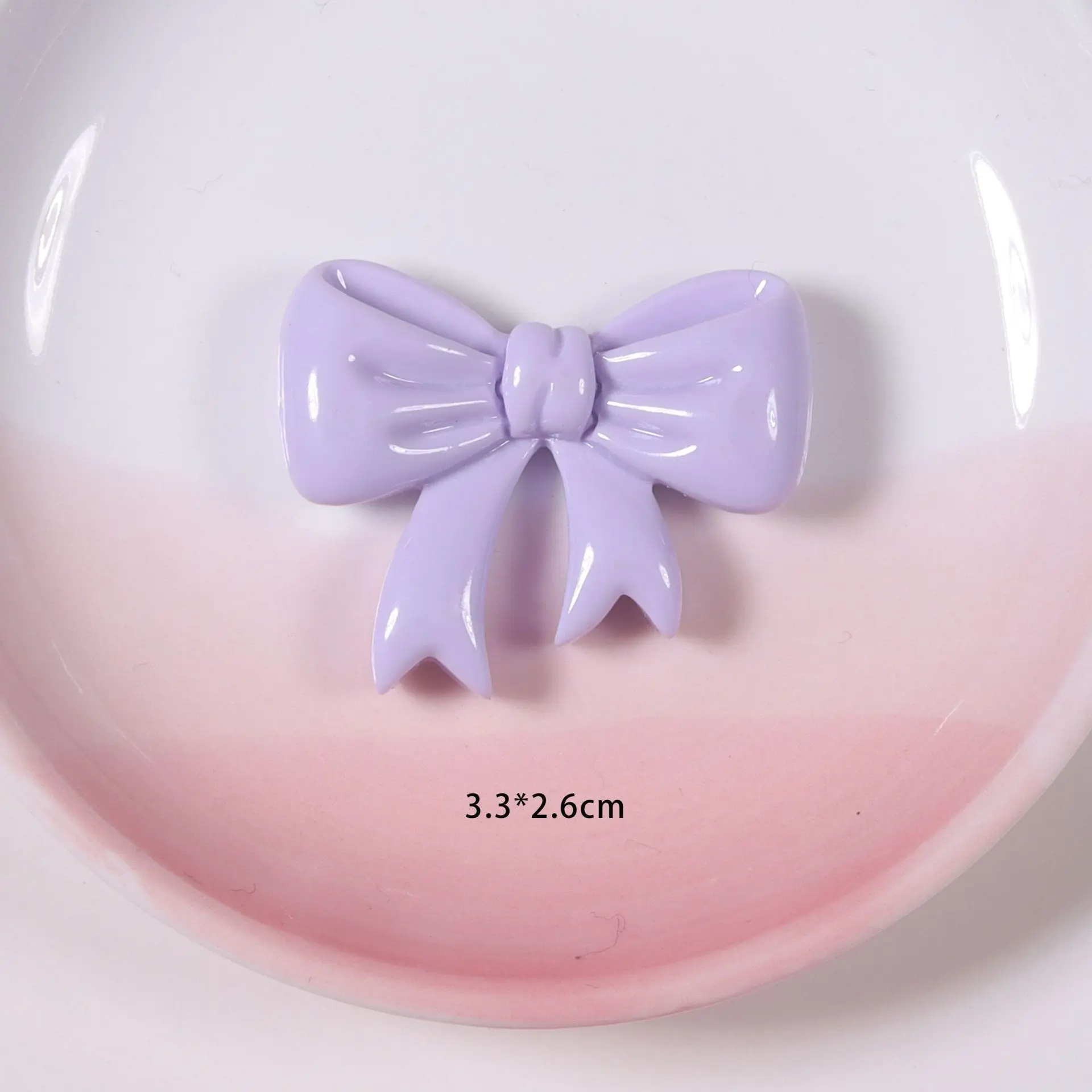 Bow Tie Resin Accessories Diy Mobile Phone case Storage Box Headwear Crafts Charms Nail
