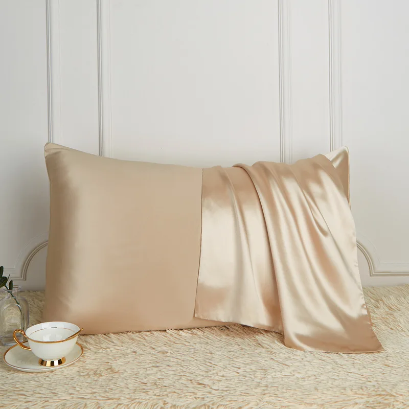 100% Mulberry Silk Pillowcase Pure Natural Luxury Throw Pillow Case with High Quality