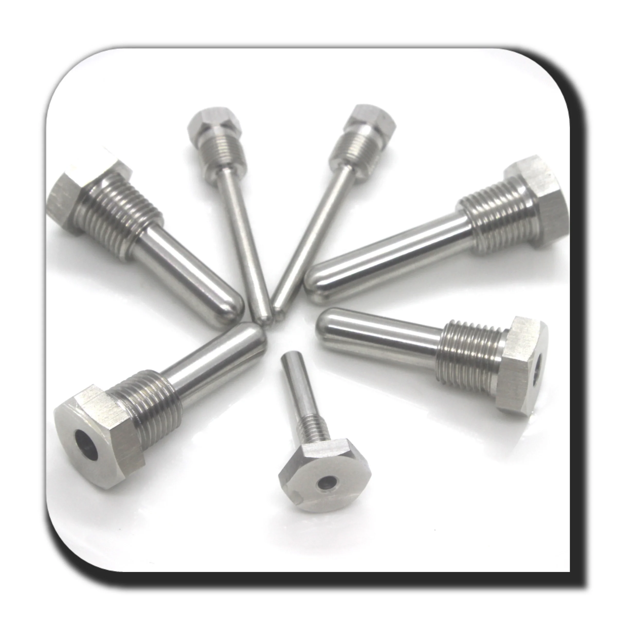 OEM Customized brass Temperature Sensor Housing Thermowell  Sensor Probe