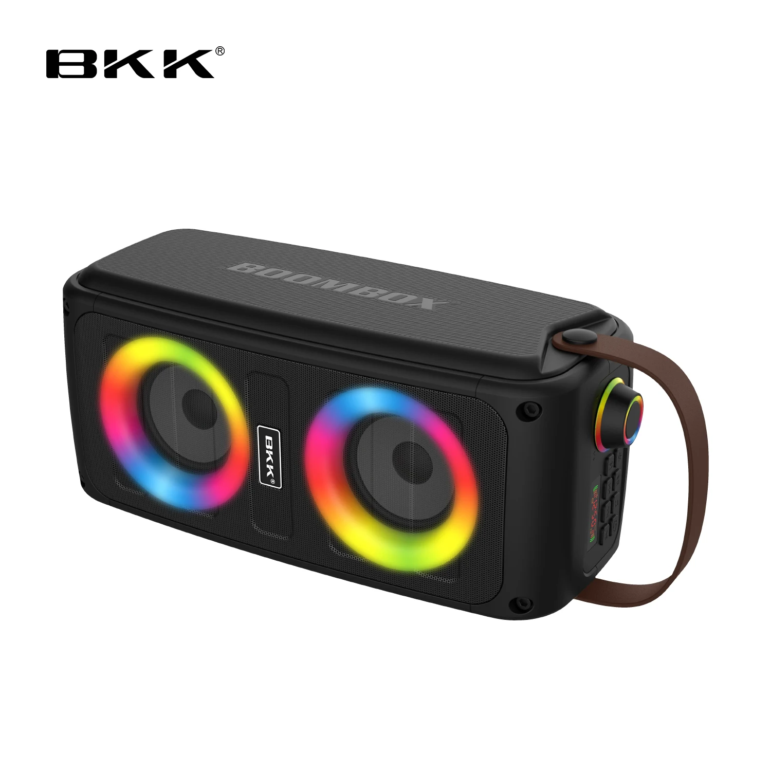Уличный портативный микрофон для караоке динамик RGB вечеринки Bluetooth-динамик с беспроводной лампой регулятором