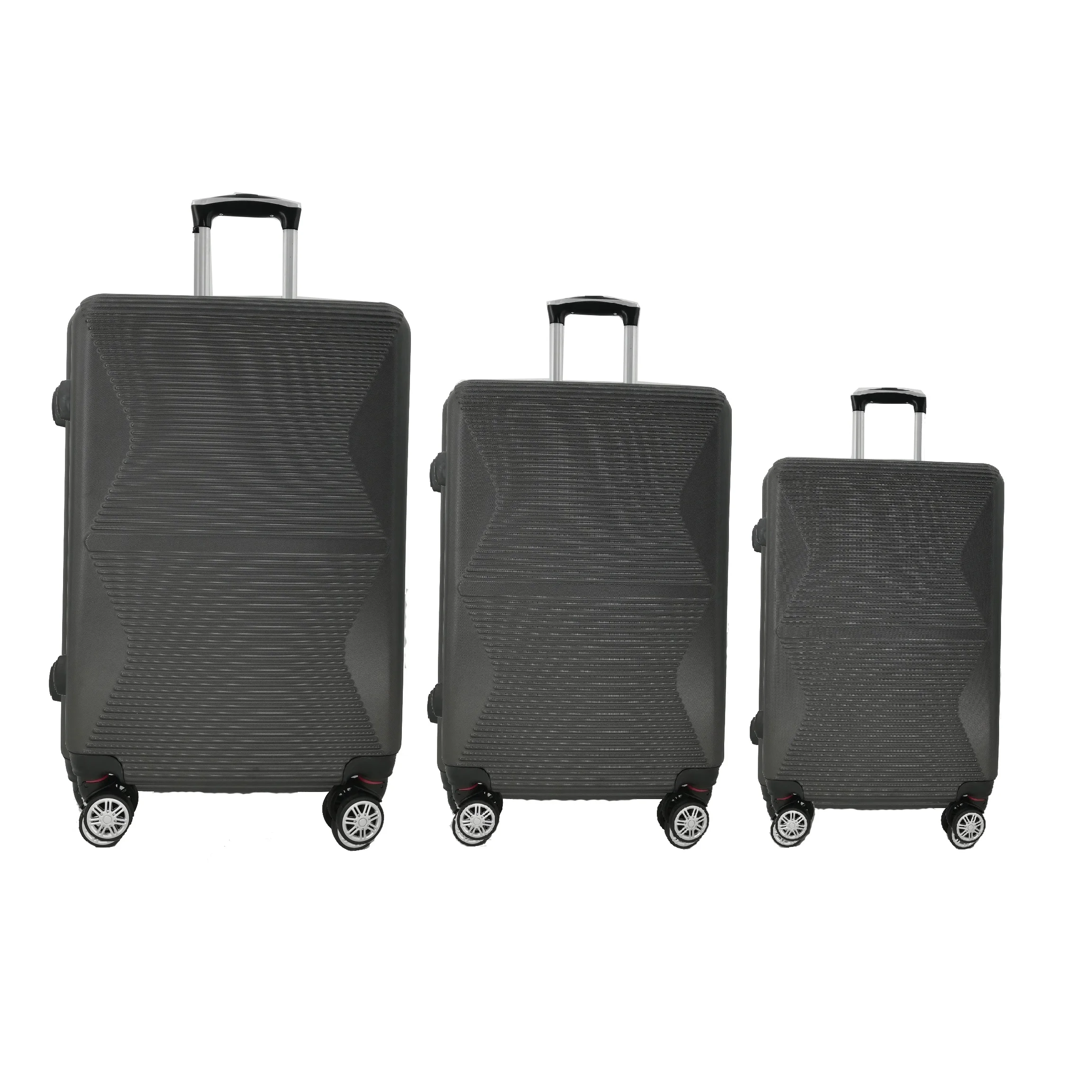 3PCS ABS TROLLEY LUGGAGE SET SUITCASE TRAVEL HARD SHELL LUGGAGE
