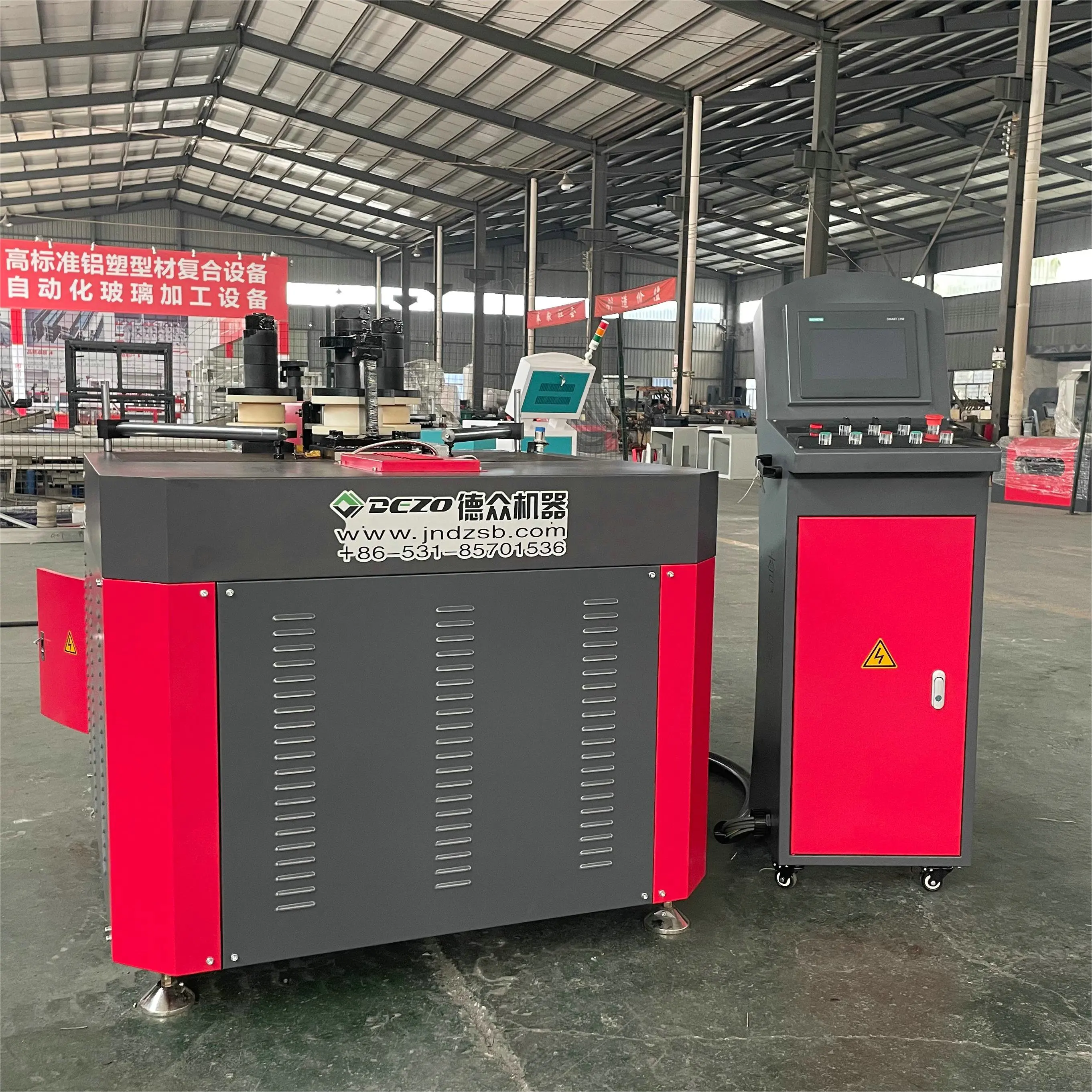 Full-automatic pvc profile arch bending machine aluminum window profile bending machine