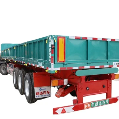 60Tons Superlink Dump Trailer 40ft Tipping Truck Trailer Box Semi Trailer Heavy Duty Mechanical Suspension Steel JOST Brand