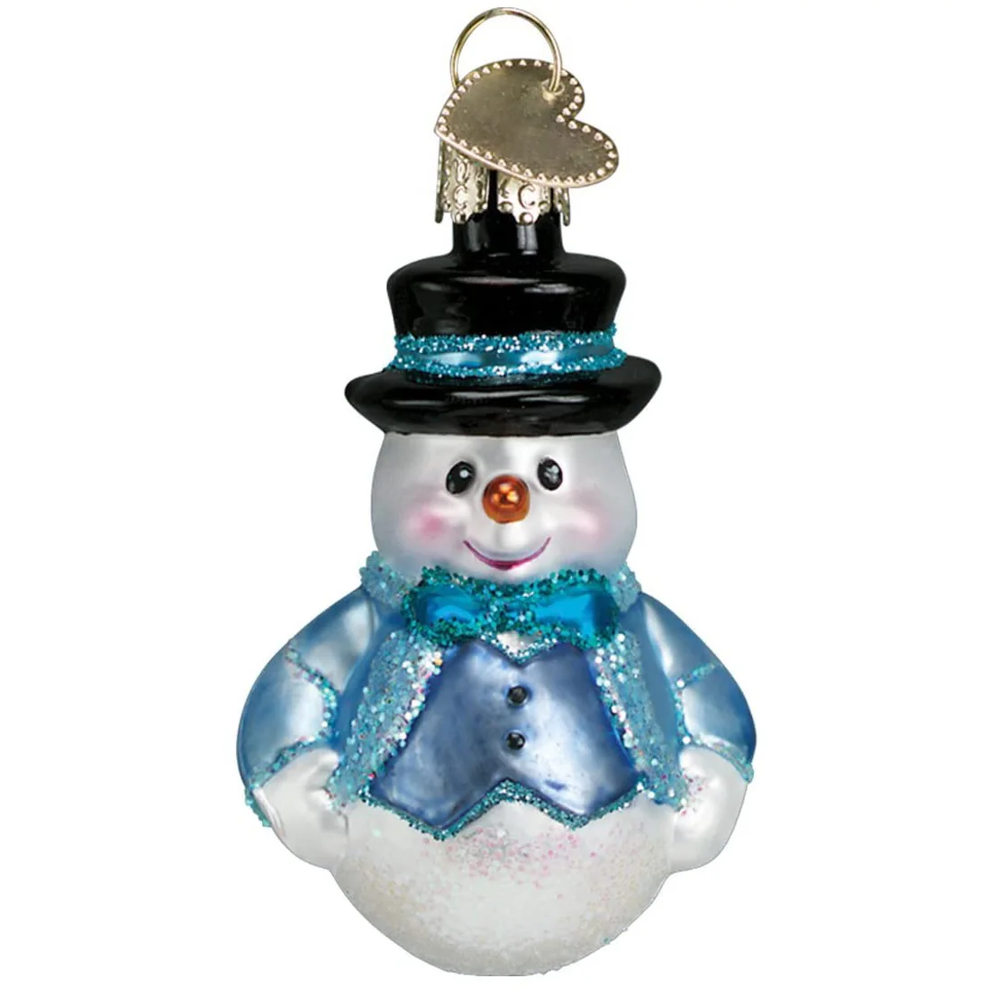 Christmas Mini Ornament Sets Glass Blown Ornaments for Christmas Tree Snowman,Christmas hanging decoration Eco-friendly