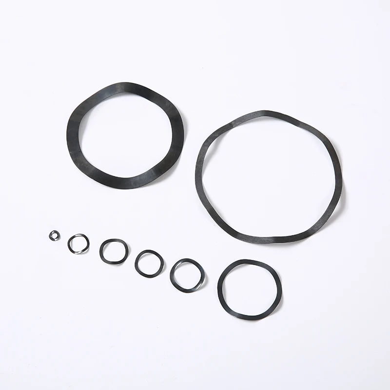 M70*80*0.6mm Various specifications Din 137 Black Oxide Wave Spring Washers Steel Lock Washer for Screw Bolt