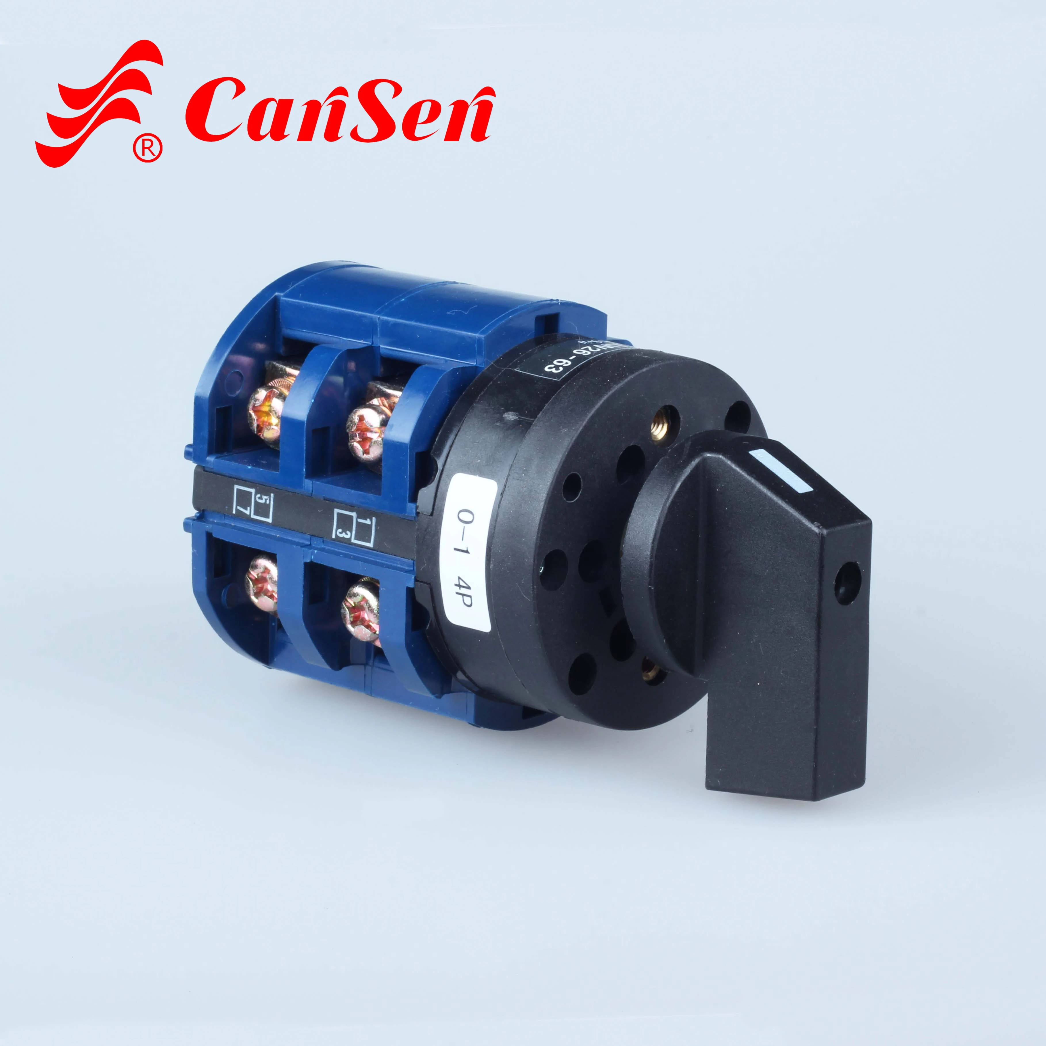 Cansen, сертификат CE, 63a, изоляционный переключатель, 4p, поворотный переключатель, переключатель управления