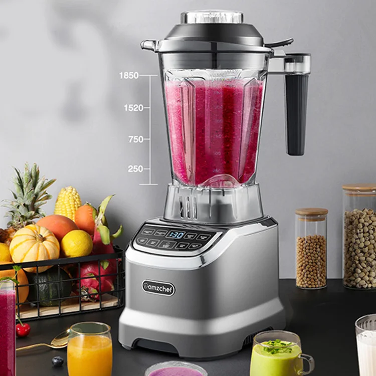 AMZCHEF Blender commercial food processor 2 in 1 electric food kitchen juicer blender