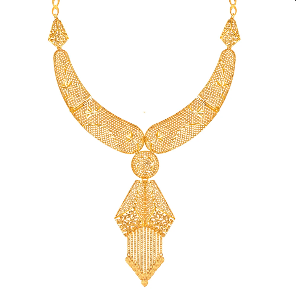 2022 luxury dubai bride wedding party champagne gold plated jewelry set