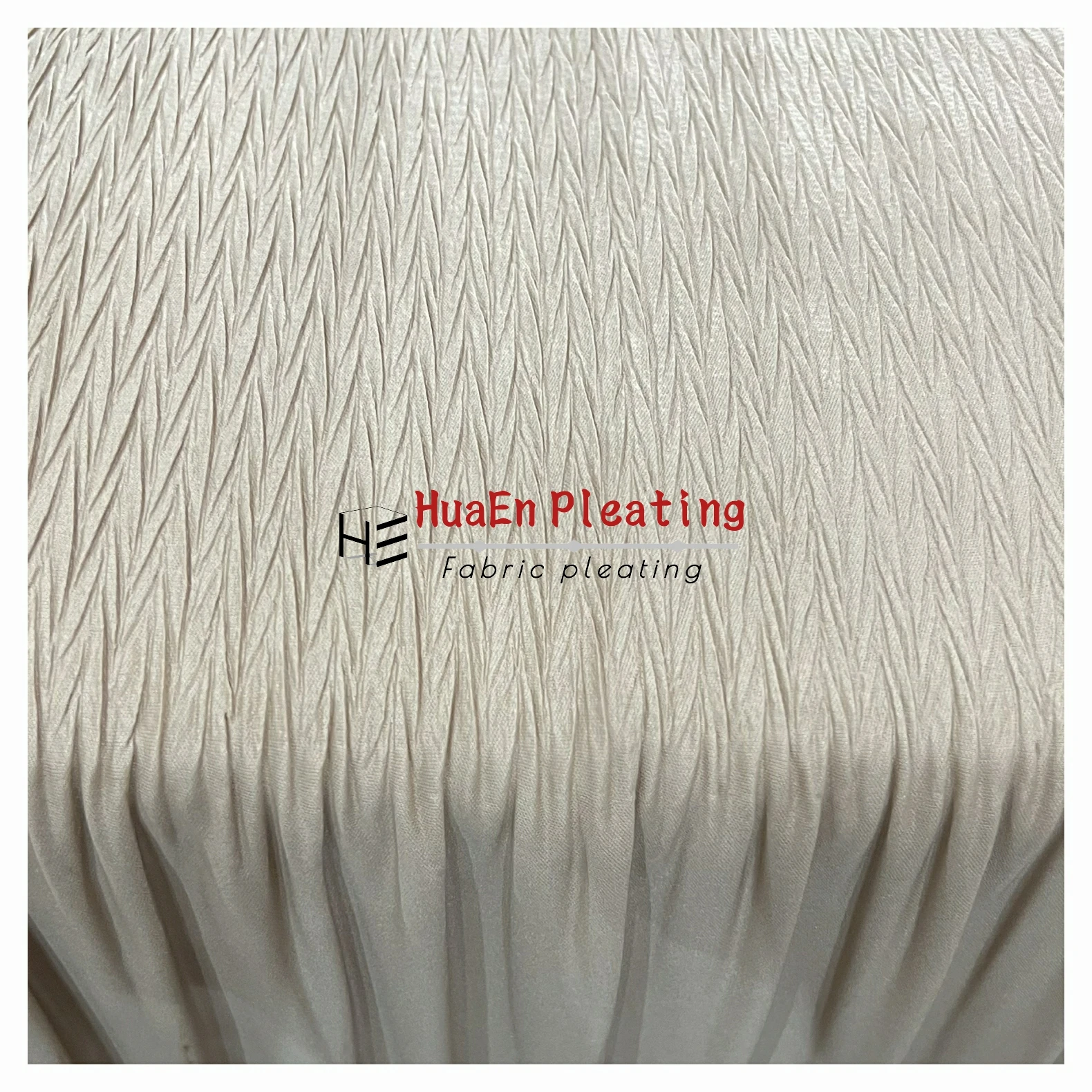 Jiangsu Changzhou HuaEn flat harlequin side box viscose fabric velvet textile cloth Pleating machine for dress