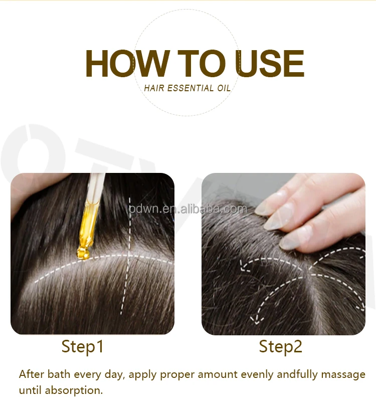 Contract Manufacturing Hair Care Organic Growth Hair Oil Anti Hair Loss Scalp Serum For Men Women