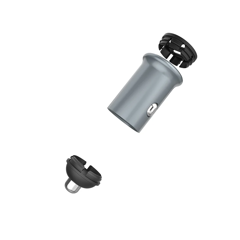 OEM mini dual usb car charger adapter qc3.0 portable ev mobile fast charging 20w 36w 38w 48w type c PD