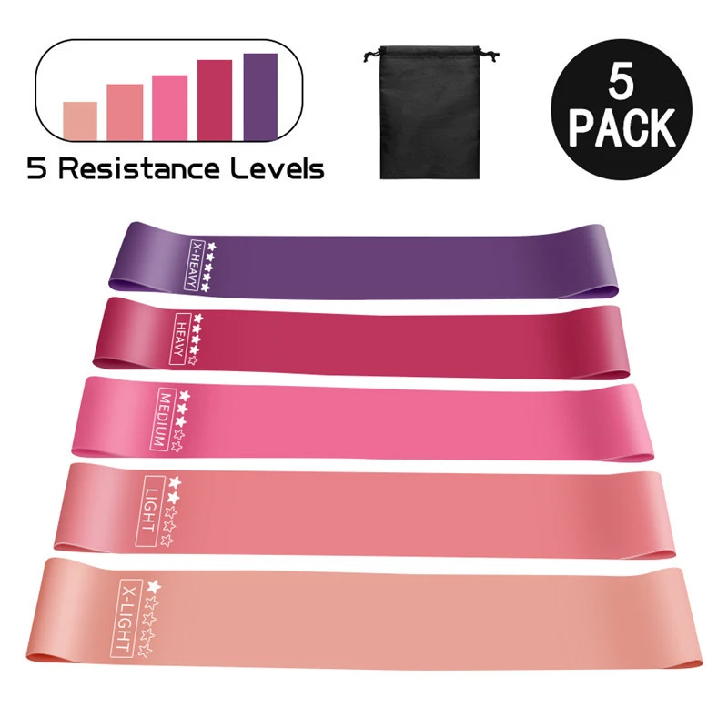 Flexibility Mini Fitness Latex Rubber Resistance Band Loops