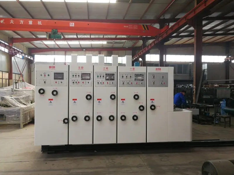 Top quality flexo carton printing slotting die-cutting machine flexographic corrugated cardboard box printer making machinery