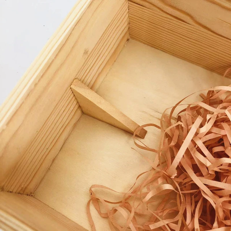 Wholesale Handmade Custom Logo Stock High-grade Wooden Wine Box 2-bottle Double Wine Case