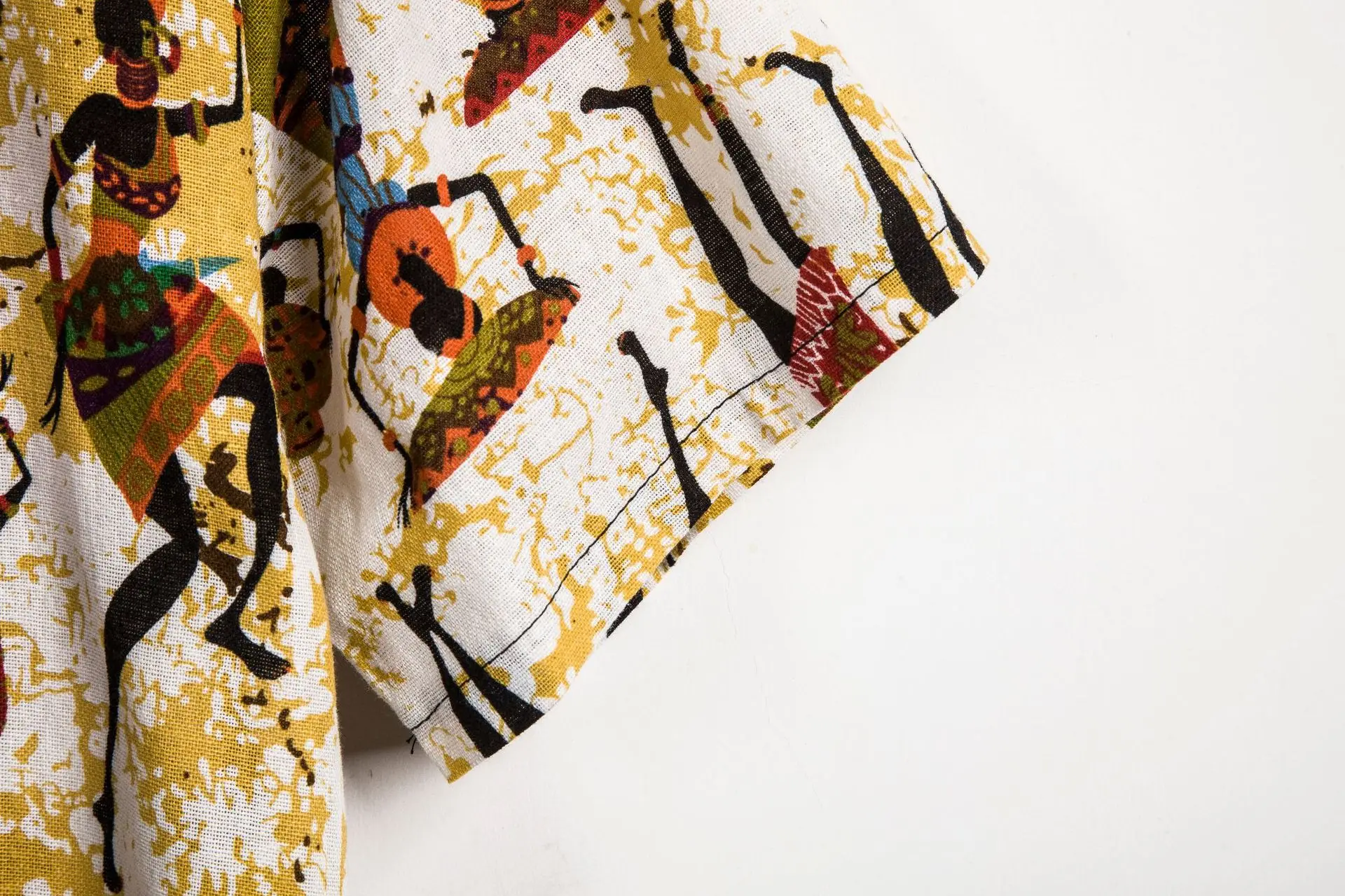 MSS101 Wholesale Fashion Design Boys Summer Cotton And Linen African Clothing Men Shirt Polos