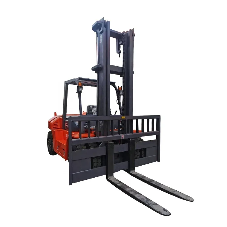 Factory Cost Price Diesel Fork Lift Truck Cpcd70 7000 Kg Forklift De Eladas With 3 Stage Mast