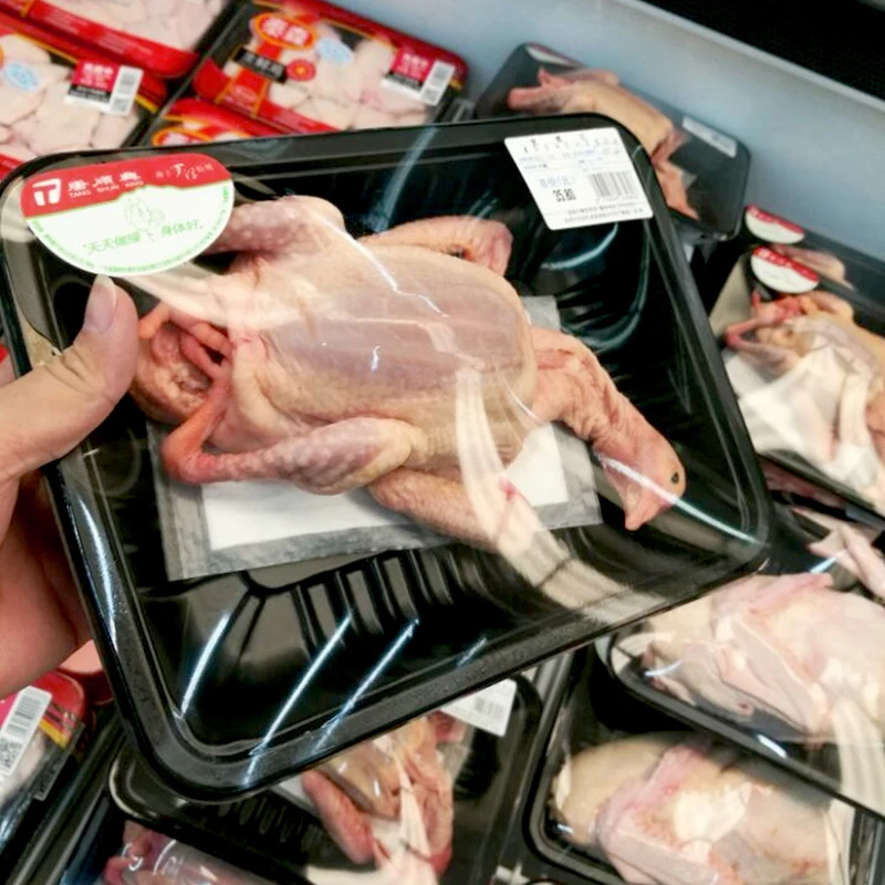 wholesale universal fabric material disposable blood absorbent meat soaker pad for food packing