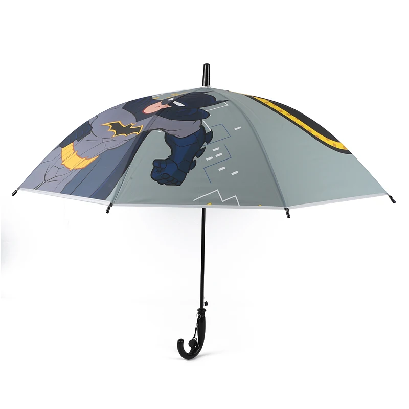 High Quality Fashion Cartoon Kid Umbrella Children Secure Edging Sunshade Rainproof Cute Handle Straight