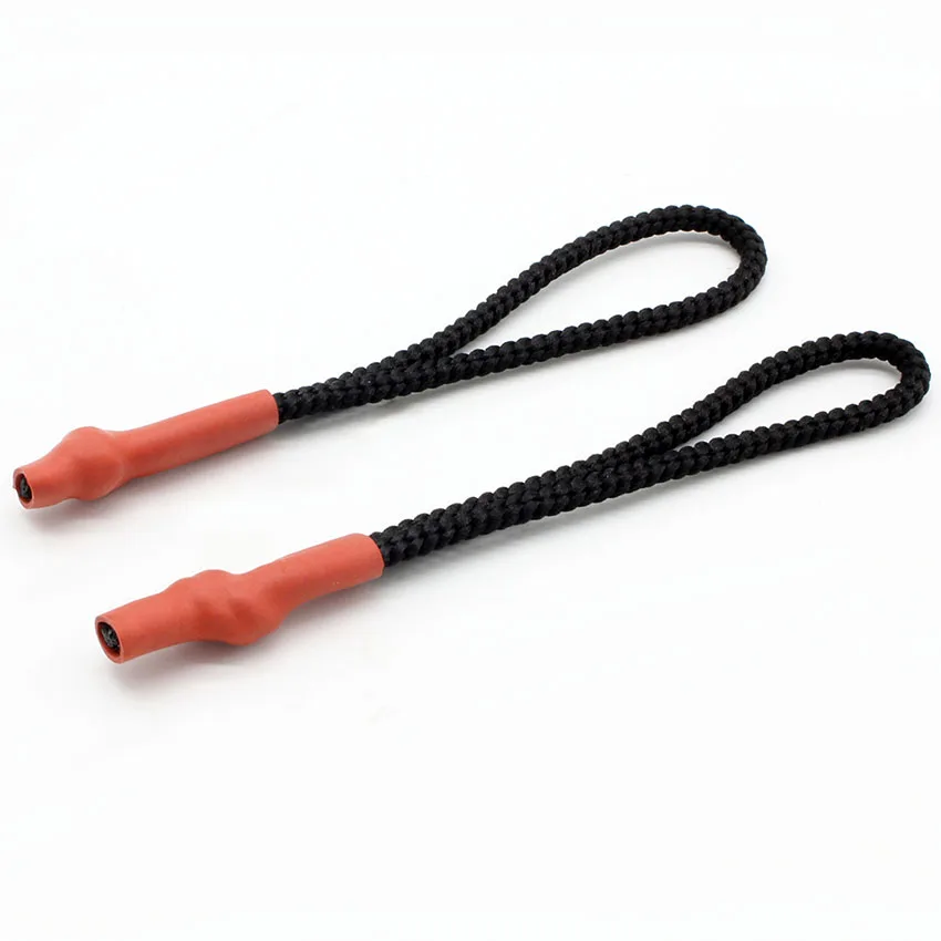 Durable New Arrival Zipper Slider Cord Zipper Puller with Heat Shrink Tube for Garments