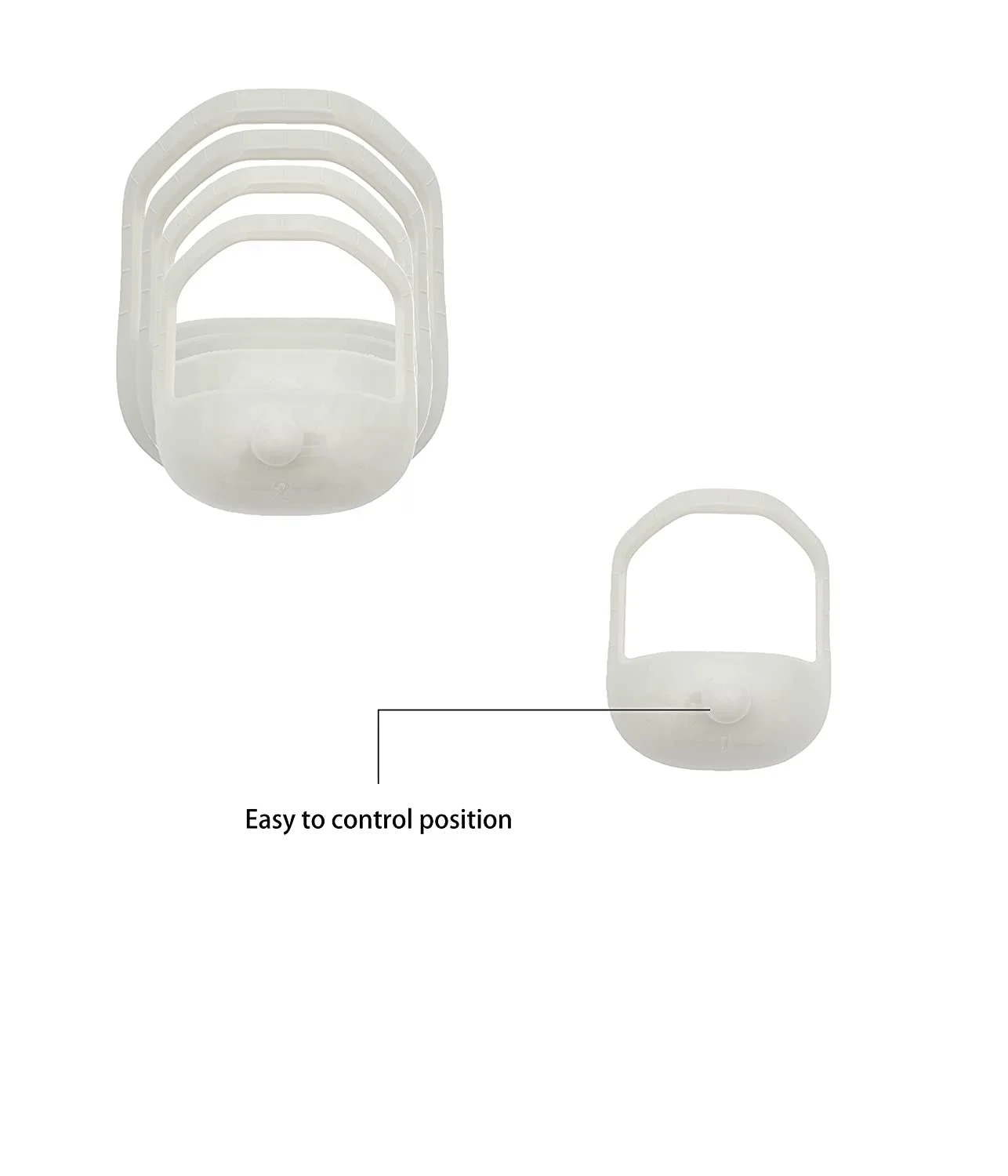 5 Sizes Set Fashion Goatee Shaving Lineup Goatee Beard Shaper Beard Styling Template Beard Shaping Tool for Mustache Grooming