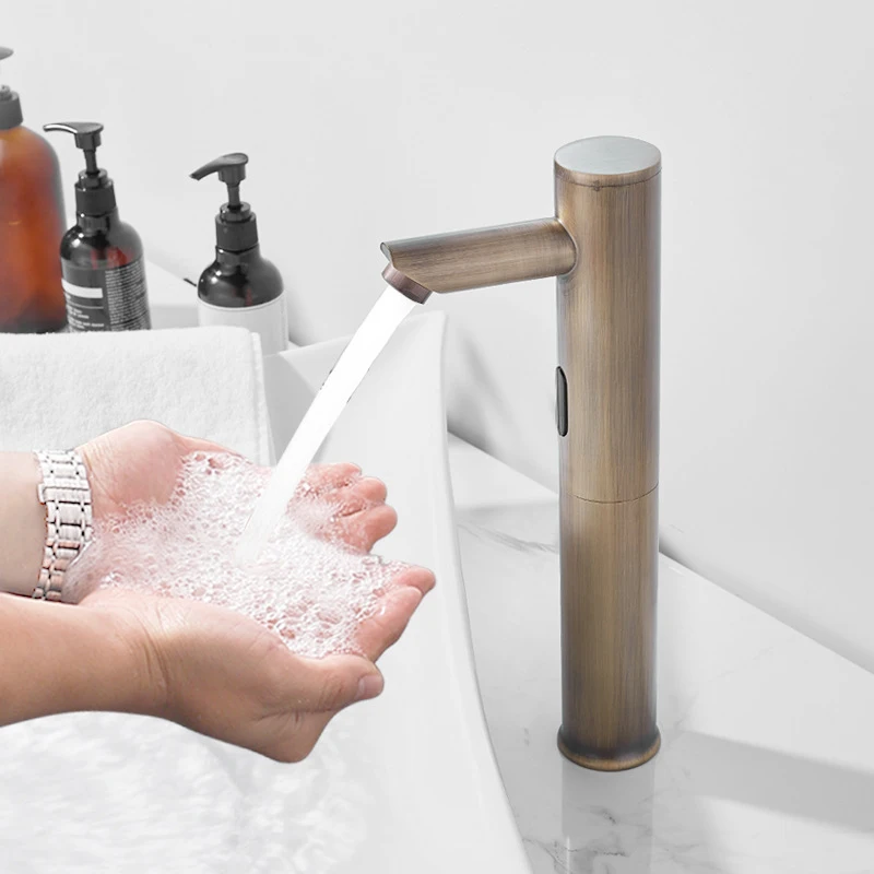 Automatic Sink Mixers Tap Hands Free Infrared automatic water tap Inductive Basin Faucet Bathroom touchless sensor faucet