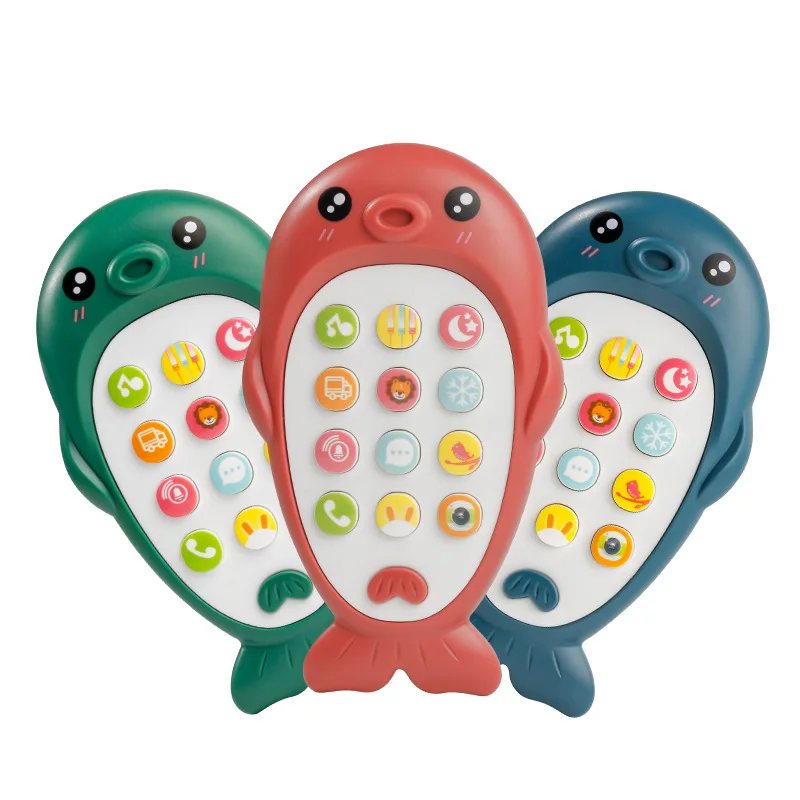 Wholesale Learning Machine Toddler Enlightenment Story Machines Phone Toy Music Tumbler Safety Funny Education Toy for Kids