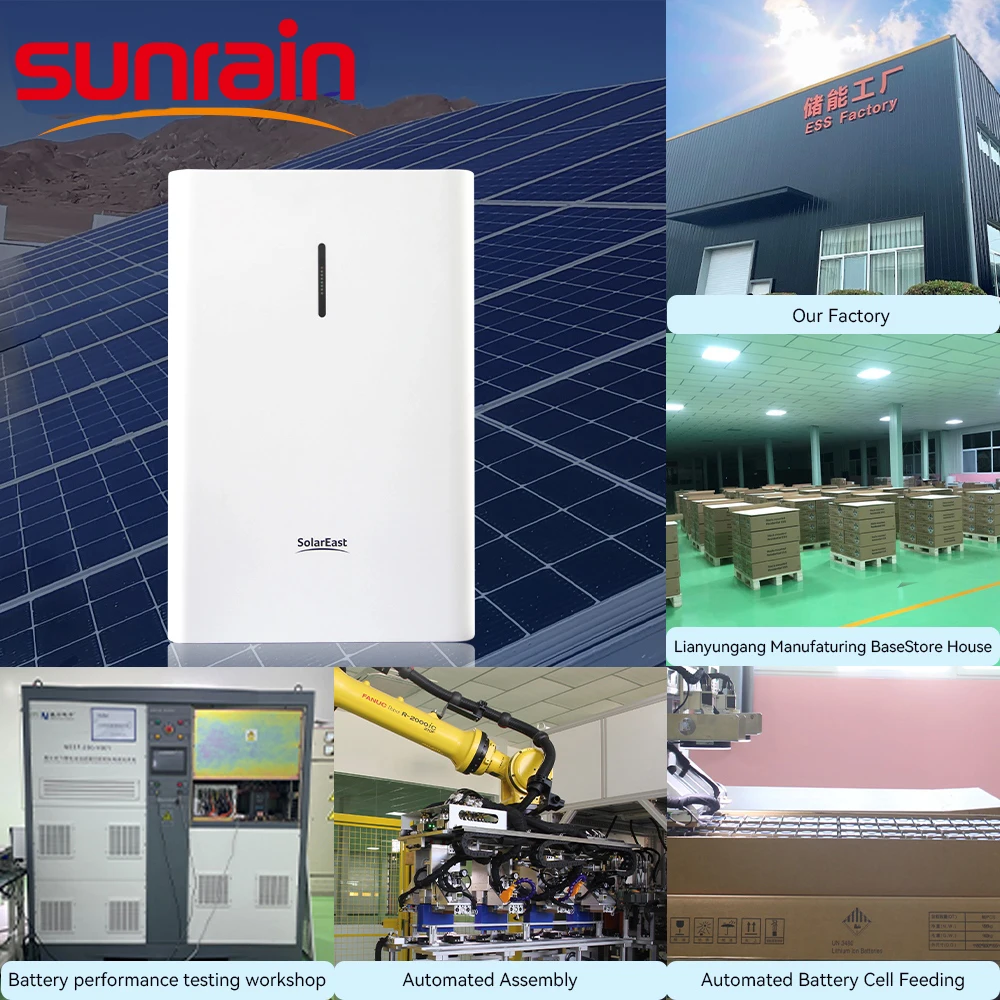 Off Grid Solar Lifepo4 Lithium ion Phosphate 5 kWh 48V 100Ah Wall Mounted Battery Pack Energy Storage Battery for Home