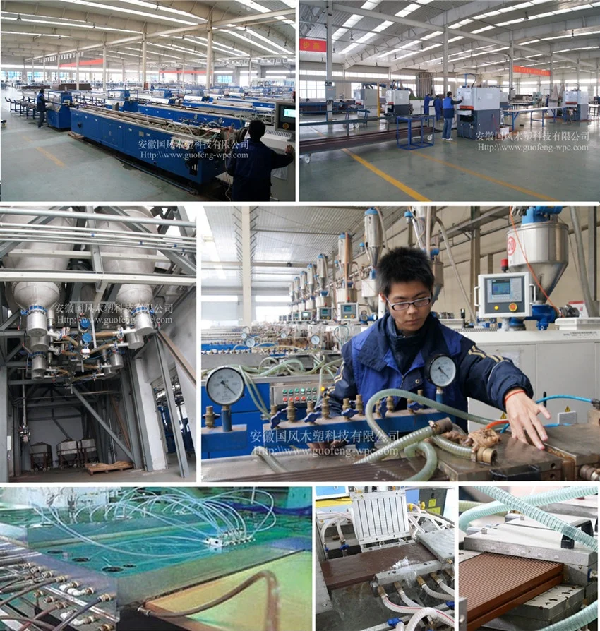 WPC Manufacturer Golden Teak 3D embossing WPC flooring 24*145mm Outdoor Anti-slip WPC decking