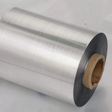 Silver or Gold brushed aluminum metallized PET film for refrigerator doors