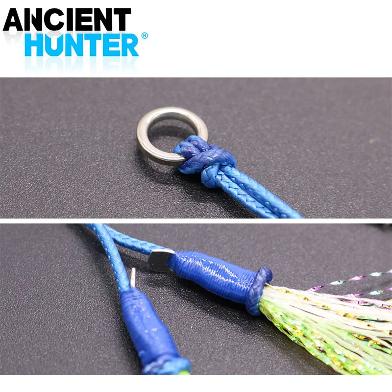 Ancient Hunter Auxiliary hook 1/0 2/0 3/0 4/0 5/0 High Carbon Steel Good Anti rust Jig Hook