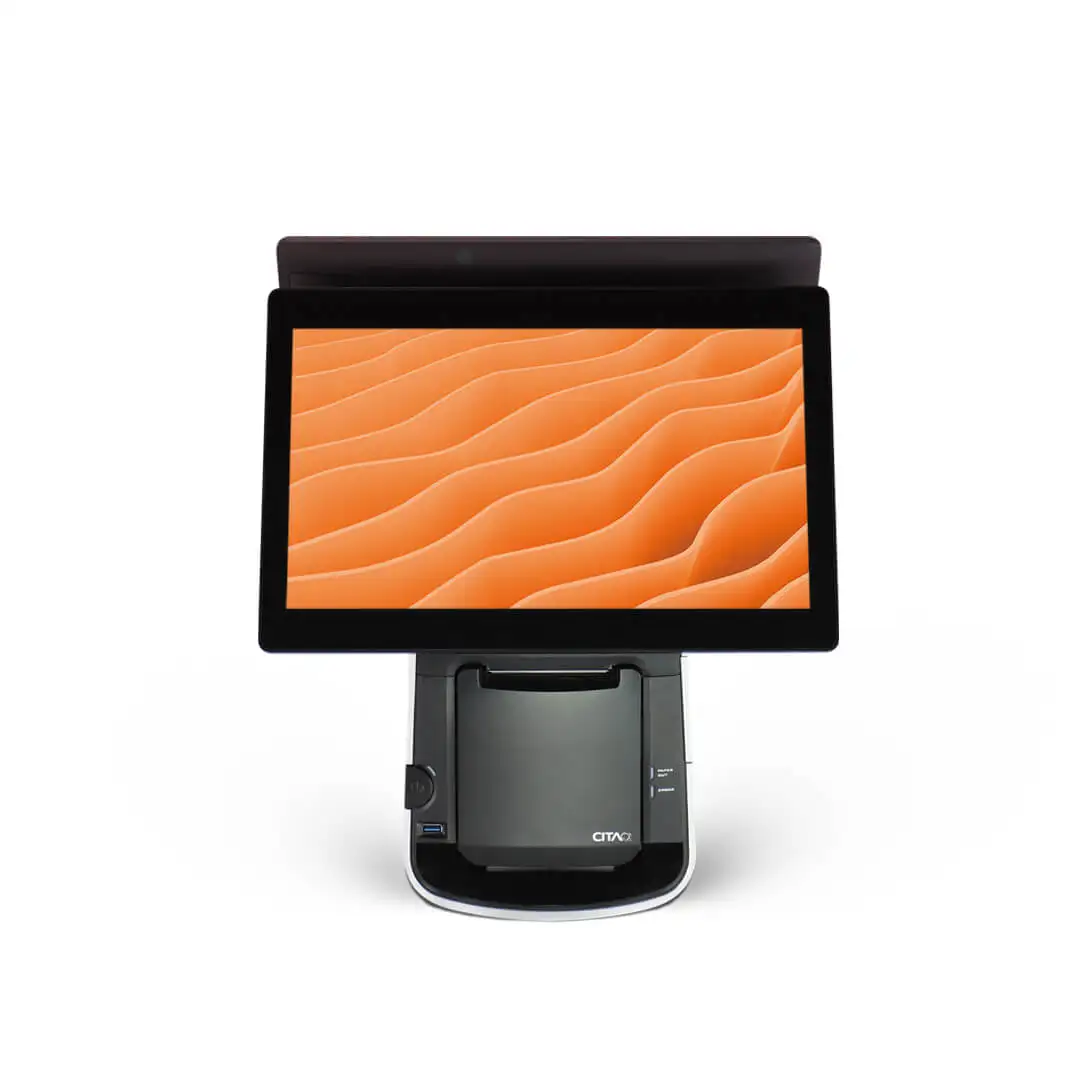 Win10/Android 10 Electronic Touch screen Pos Terminal Cashier Machine Cash Register Pos all in one Pos System with 80mm printer