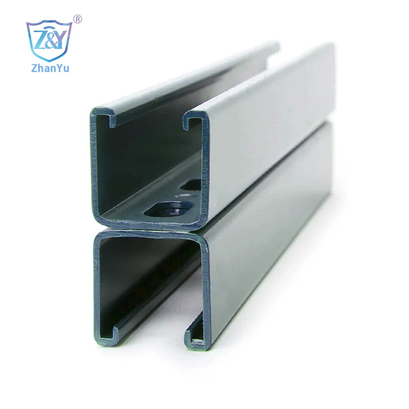 Back to Back Strut Channel strut c channel HDG galvanized steel channel unistrut Unicanal canal de puntal