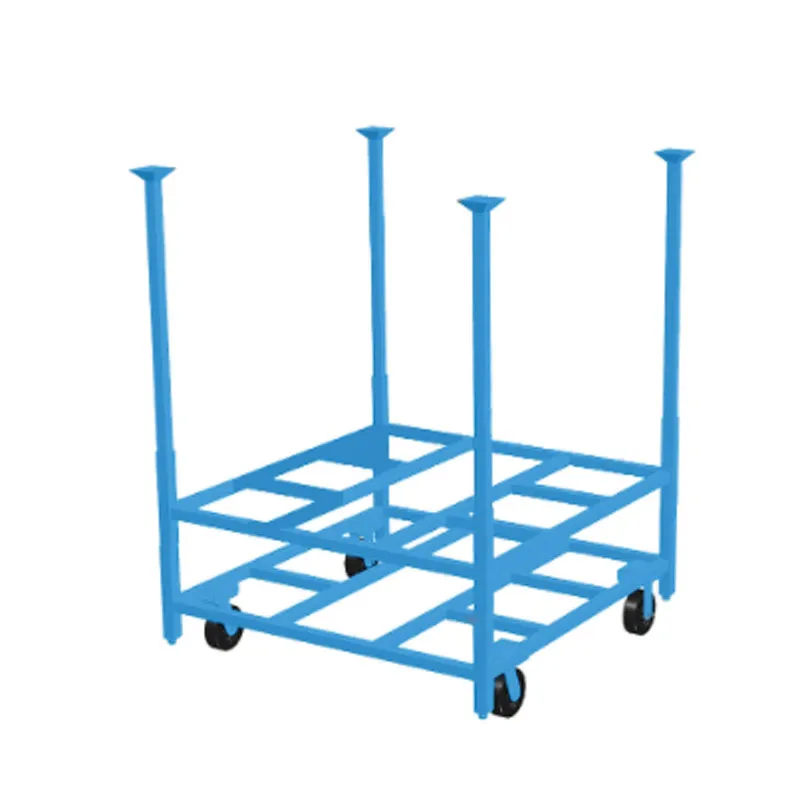 Factory Wholesale High-quality Steel Warehouse Storage Foldable Stacking Metal Pallet Rack