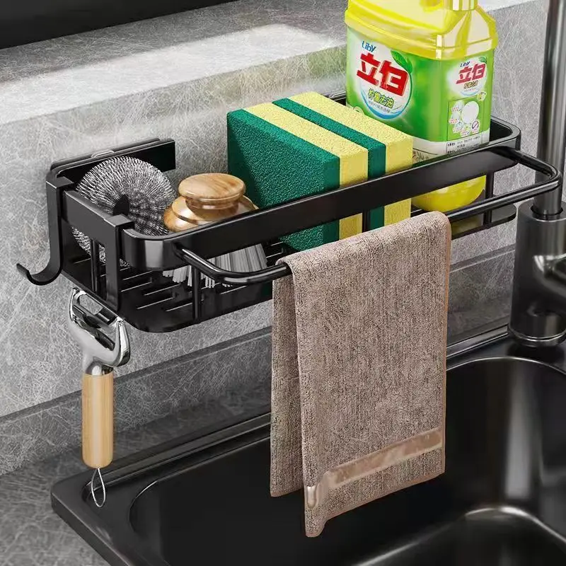 Customizable Over The Toilet Storage Shelf Without Drilling or Screwing Wall Mounted Kitchen Storage Rack Bathroom Organizer