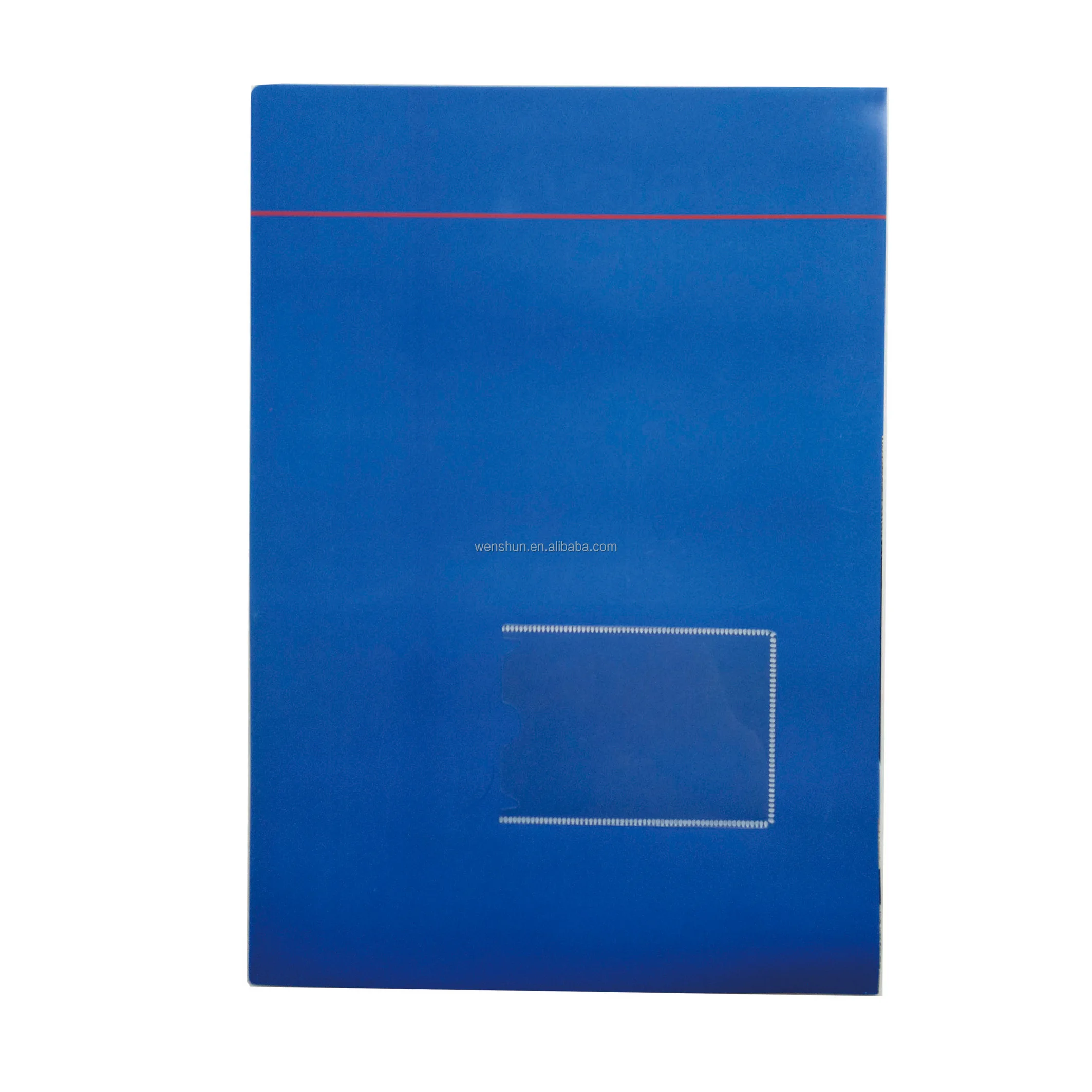 Newest Design Top Grade Custom Printing L Shape File Folder with Back Pocket