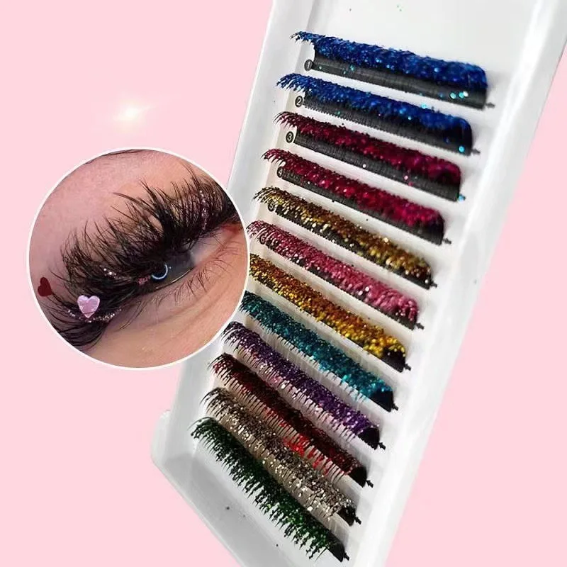 Hot Sale 8-14mm C Curl W Lashes Manufacturer Supply 0.07mm W Curl Eyelashes W Shape Lash