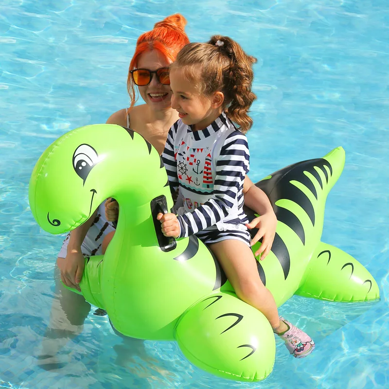 Inflatable Animal Style Pool Float Giant Inflatables Dinosaur Ride on Party Pool Toys Summer Beach Swimming Pool Floating