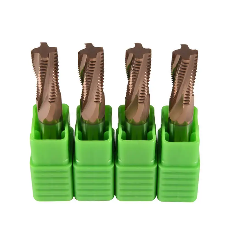 4Flutes Cnc Carbide Tools 4 Flutes Roughing End Mill Tools Cutter