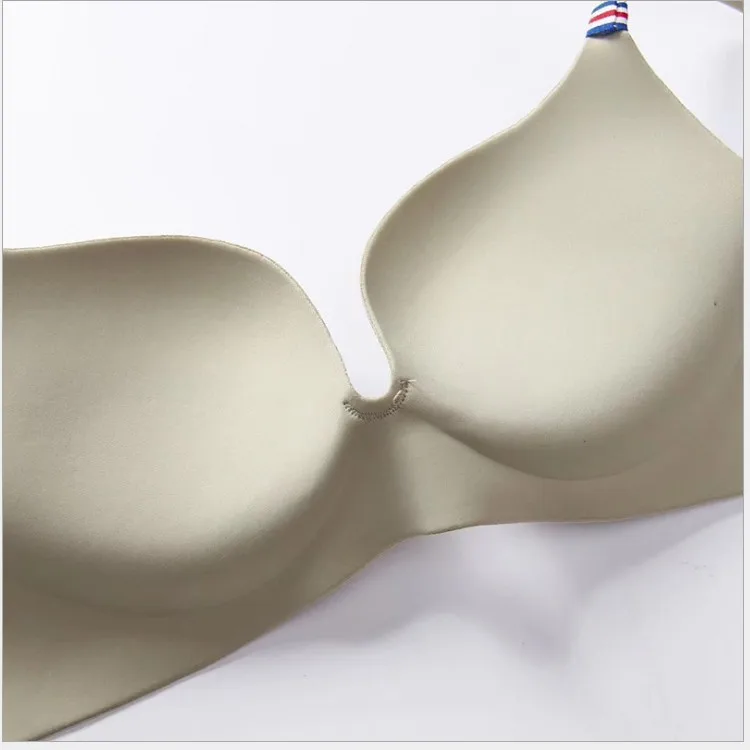 32 Size One Piece Small Thick A B Cup Push Up Girls Seamless Wireless Bralette Comfortable Brassiere Female Bra For