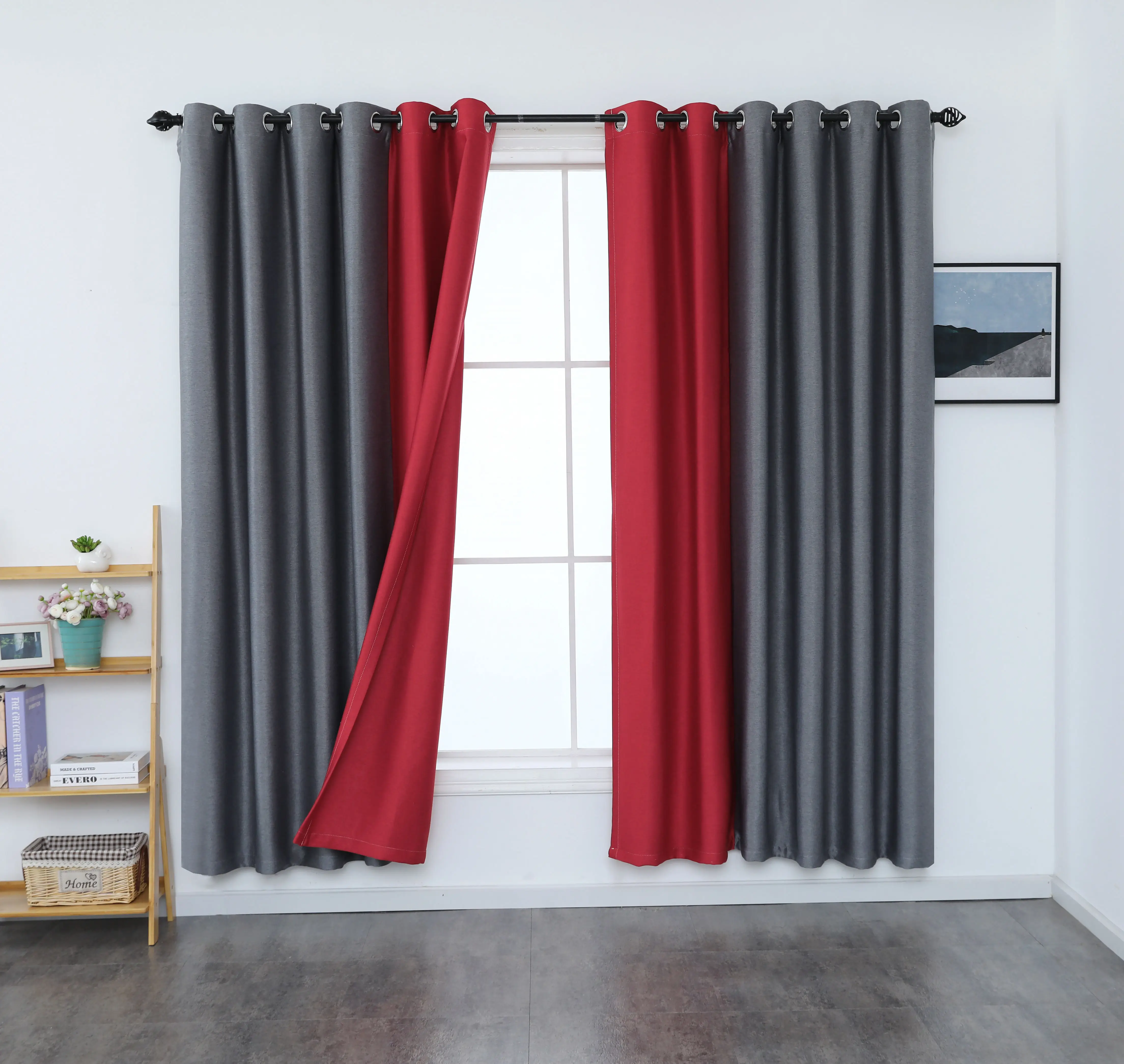 Занавески DeepKing готовые, зеленые занавески, занавески из полиэстера, затемняющие занавески