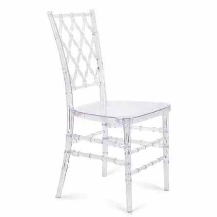 Chaise Mariage Chiavari Chairs Wholesale Sillas Para Eventos Resin Lattice Back Tiffany Acrylic Wedding Chairs For Events
